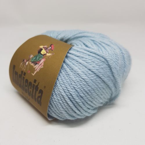 Blue Baby Alpaca Yarn From Peru for Crocheting or Knitting/ INDIECITA DK  Baby Alpaca Yarn/ Luxurious and Soft Alpaca Yarn 