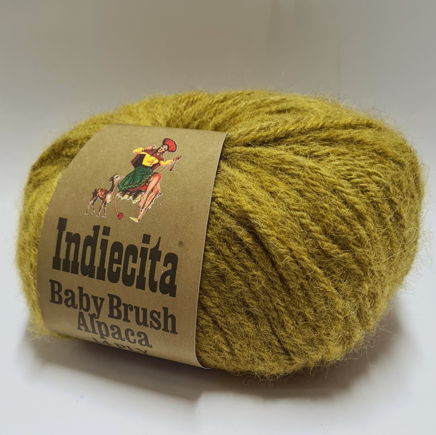 Indiecita Baby Brushed Alpaca 14 Ply - 100 - cream - Alpaca